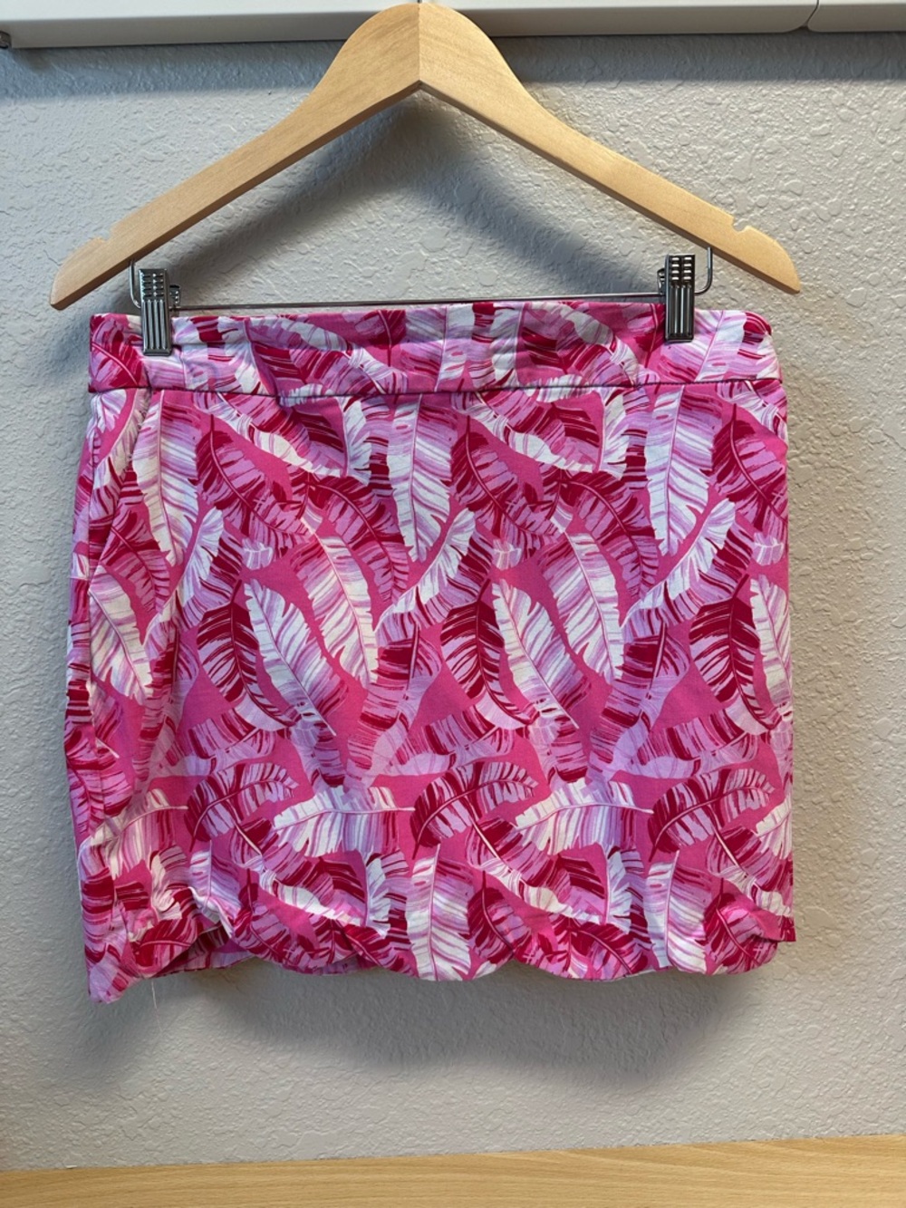 Pink Tropical-Print Women’s Skort